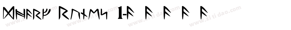 Dwarf Runes 1字体转换